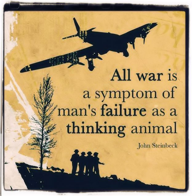 Quote against warfare