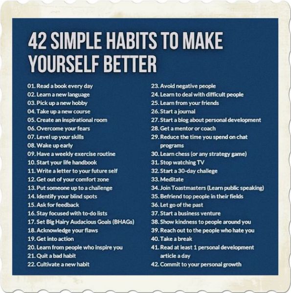 How to become a better person