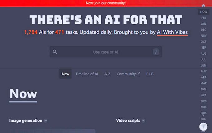 AI web searcher and community