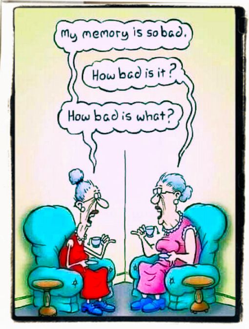 Bad memory and humor