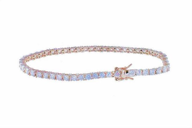 Bracciale tennis argento classico