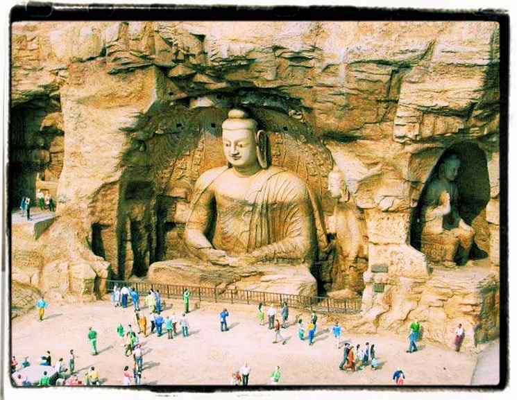 A Chinese Buddha Statue