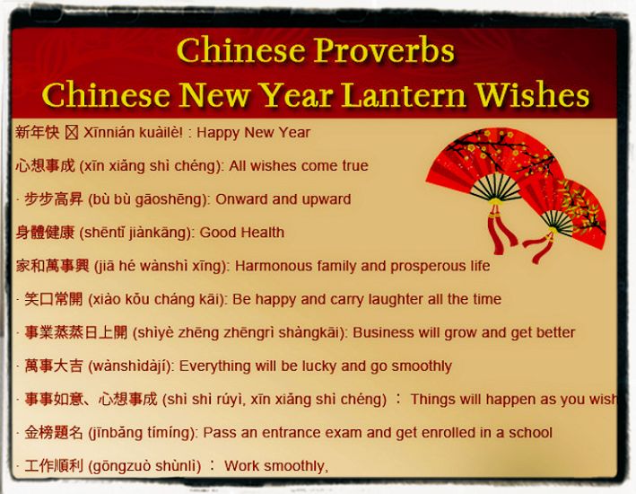 Chinese new year wishes