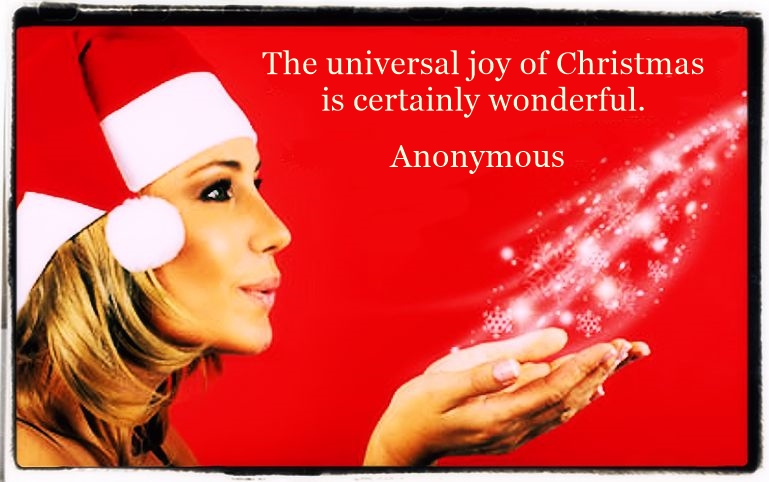 The universal joy of Christmas is everywhere