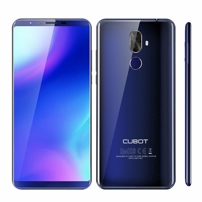 Cubot X18 Plus Cubot X18 Plus Android 8.0 4GB 64GB 5.99 MT6750T Octa-Core Smartphone 16MP+2MP Rear Cameras 4000mAh 4G