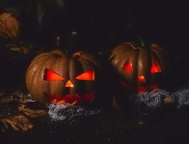 Halloween shadow and light