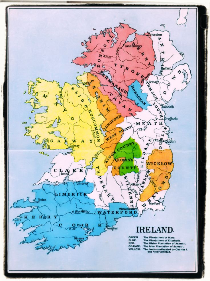 Map of Ireland
