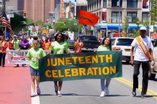 Juneteenth parade celabration