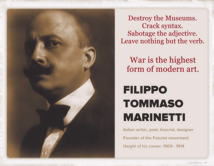 Filippo Tommaso Marinetti war quote
