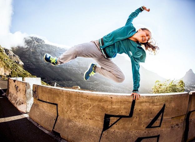 Parkour sport activities