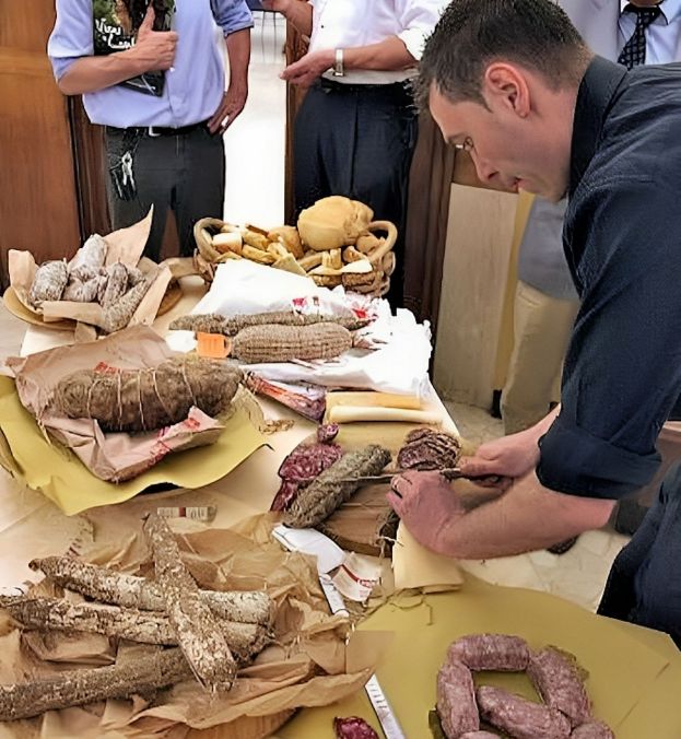 Salami Italian typical food