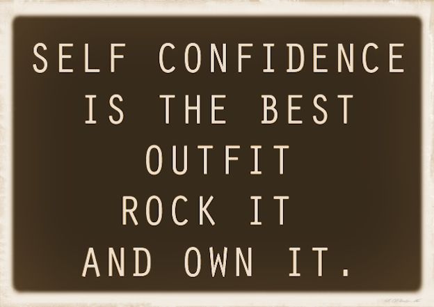Self-confidence aphorism