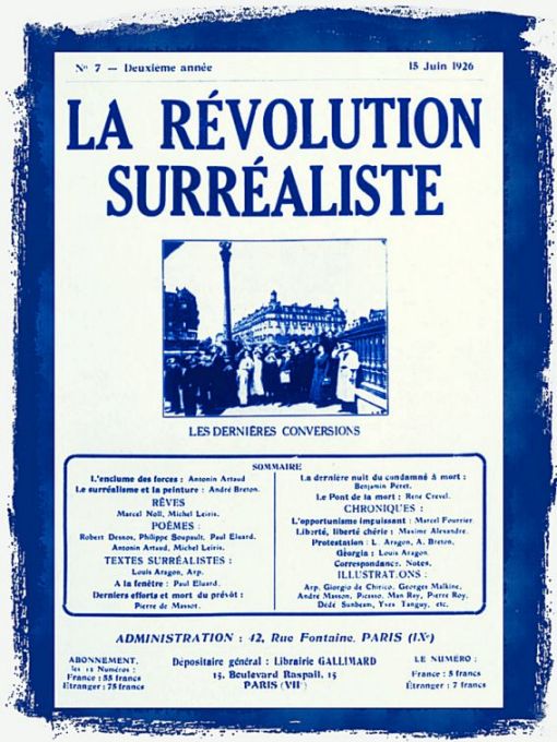 La Révolution Surréalist La Révolution Surréalist