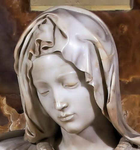 Blessed Virgin Mary and Rosa Mystica