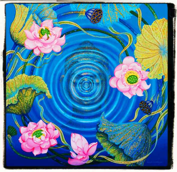 Water ripple efffect